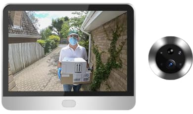 Czyurachel Mini caméra espion Wi-Fi avec écran couleur, 1080p HD