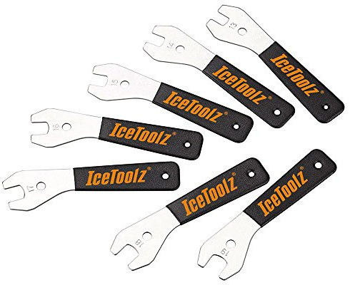 IceToolz Cone Wrench Set, Schwarz, M
