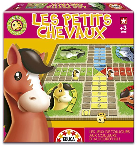 Educa - 14568 - Jeu de Dés - Les Petits Chevaux