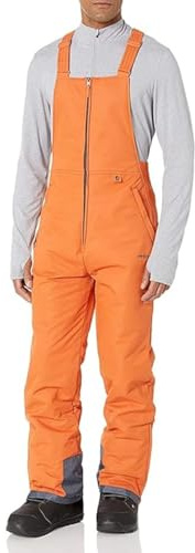 Arctix Men's Essential Insulated Bib Overalls, Burnt Ginger, Medium/32 Inseam