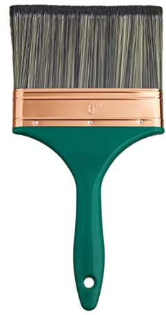 ProDec Pinceau professionnel pour peindre rapidement avec les émulsions sur mur et plafonds, 150 mm