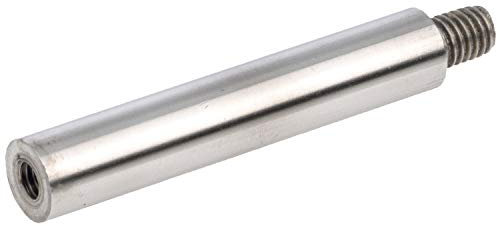 CROSO 200100 Verbindungsstift mit Gewindebohrung, ø 12 mm, Länge 75 mm,Edelstahl gesch. V2A, Silber, Außen M8 / Innen M6