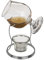 MIJOMA Brandy Warmer Gift Set - Cognac Warmer with 400 ml Glass Pivot, Stainless Steel Stand and Glass Tea Light Holder, Aromatic for Connoisseurs