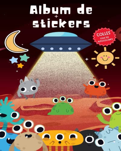Album de stickers: carnet à stickers, Album pour coller les autocollants, cahier autocollants vierge, carnet à autocollants , journal de stickers à collectionner, carnet de stickers à coller