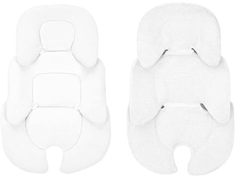 Ruarby Baby-Kissen für Kinderwagen, Autositzeinlage für Kopf und Körper, Stützkissen für Kinderwagen, Thermo-Matratze, Netzstoff, atmungsaktiv, Schutzmatte