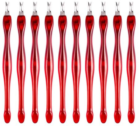 Lot de 10 coupe-cuticules pour enlever les peaux mortes pour filles, femmes et hommes