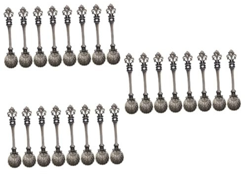 Garneck Lot De 3 Cuillères À Café Vintage Rétro En Cuivre Pour Dessert Café Mélange Thé Cappuccino Expresso 8 Pièces X 3