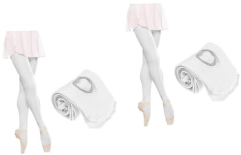 SAFIGLE 2stücke Ballettstrumpfhosen Aus Velours Für Damen Und Mädchen rutschfeste Tanzsocken Weiß Für Ballett Und Tanzunterricht Bequeme Passform Mit Hoher Elastizität