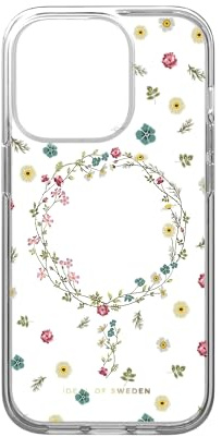 IDEAL OF SWEDEN Clear iPhone 14 Pro Hülle MagSafe – Petite Floral Design, Dünnes Und Leichtes Case, Stoßfest, Stylisch Und Langlebig Für Optimalen Schutz Im Alltag.