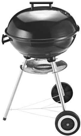 BBQ Kugelgrill Ø 37 cm mit Deckel Holzkohlegrill Holzkohle Rundgrill Grill Standgrill