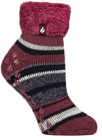 HEAT HOLDERS Dames 1 Paire SockShop Disney's Eeyore Chaussettes Slipper | Chaussettes confortables et chaudes, douces, antidérapantes, idée cadeau