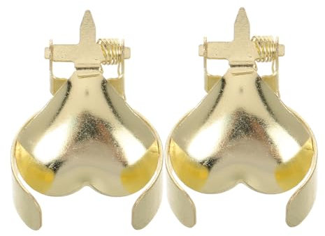 Alipis Heart Shaped Candle Snuffer Extinguisher 2pcs Metal Wick Snuffer Flame Extinguisher Tool for Small Candles