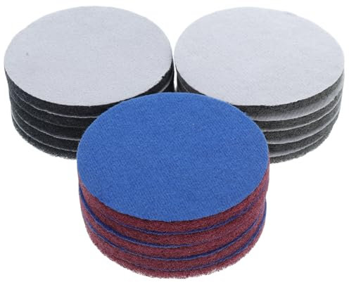 Veemoon 15 Stück Ersatzpads Zur Reinigung Elektrischer Bürsten Scheuerpads Scheuerschwämme Kratzfeste Power Reinigungsbürste Kleine Scheuerbürste Scheuerschwämme Aus Aluminiumoxid