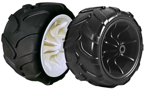 Ruedas De Lanzador De 7 Pulgadas - Ruedas De Espuma De PU Robustas | Ruedas De Aire Libre Heavy Duty | Accesorios De Movilidad Para Carro, Muebles, Equipo De Jardinería, Uso Industrial Duraderod
