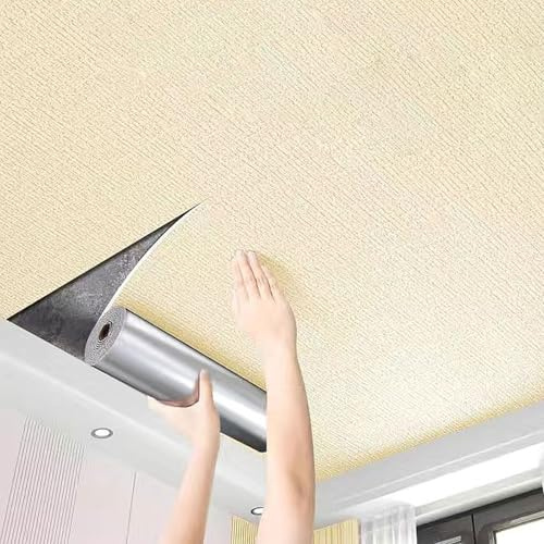 Self-Adhesive Ceiling Tiles, Glue-Up Panels, Flexible and Crack-Resistant, Easy to Cut, for Residential, Bathroom, Kitchen Decoration