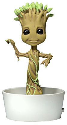 NECA Marvel Guardians of The Galaxy Potted Groot Solar Powered Body Knocker
