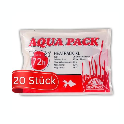 HeatPaxx Universalwärmer | HeatPack XL 72h | AquaPack | Transportwärmer | Tier- & Pflanzenversand | 15,5 cm x 11 cm (20)