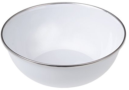 GRÄWE Camping/Müsli Schale - 500 ml (Ø 15 cm), Emaille, Weiß