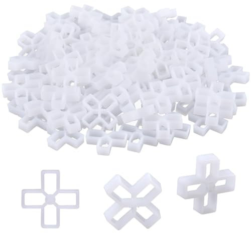 Jieddey Distanziatori per Piastrelle 10mm,100 PCS Cunei Piastrelle Distanziali per Lastre Distanziali per Pavimentazione a Forma di Croce per Pavimentazione Piastrelle per Pareti Piastrelle