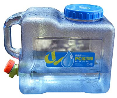 BESPORTBLE Wasserbehälter Tragbar Mit Ein-aus-schalter Und Griffen Für Outdoor-ausrüstung Camping Garten Reisen Flach Zusammenklappbar