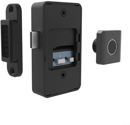 Möbelschloss Fingerabdruck Schloss Schubladenschrank Biometrisches Fingerabdruckschloss Schublade Elektronisches Schloss Schlüssellos(20 fingerprints)