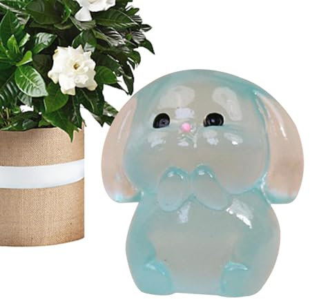 Lapin décoratif en résine de Carotte pour terrasse, Balcon, Cour, pelouse
