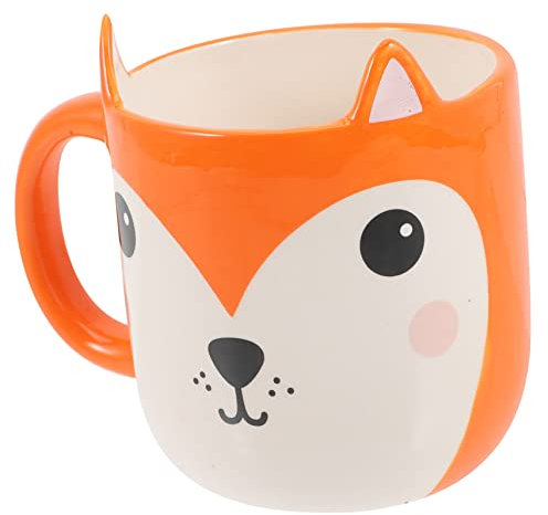 SHOWERORO Keramikbecher Kaffeebecher Milchbecher Mit Cartoon-tiermotiv Wasserbecher Fürs Büro Keramikbecher Fürs Zuhause