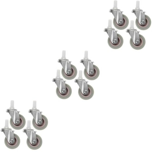 Cabilock 12piezas Ruedas Giratorias De para Trapeador Accesorios Prácticos para Carros De Limpieza Ruedas Resistentes y