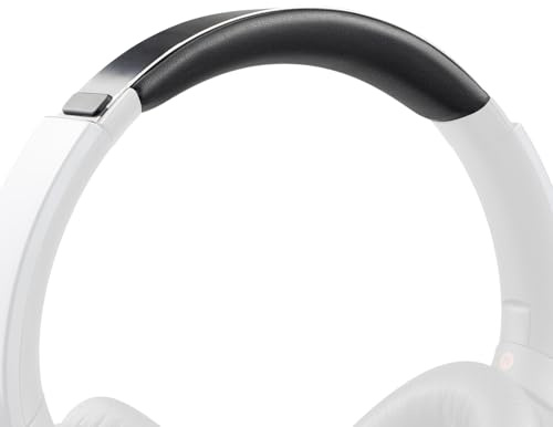 SOULWIT Huvudbands Kudde Kit för Sony WH-1000XM2 (WH1000XM2) & MDR-1000X (MDR1000X) hörlurar, Pannband Överdrag Huvudbygel Pad enkel DIY-installation - Svart