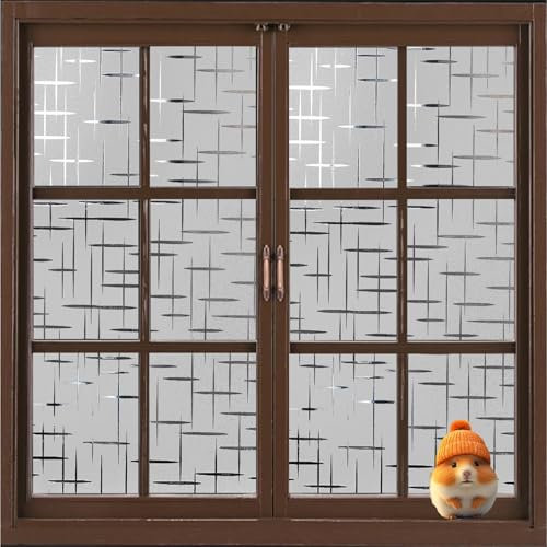 Sonnenschutzfolie Fenster 60 x 100 cm, Selbsthaftend Blickdicht, Wärmereflektion Hitzeabweisend, Gegen Hitze, Tönungsfolie Fenster Verspiegelte, Doji
