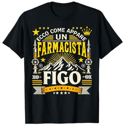 Farmacista Figo Laurea Farmacia Idee Regalo Farmacista Uomo Maglietta