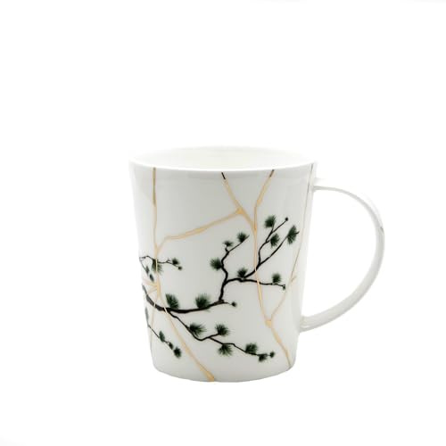 Eigenart Cupti Akashi leichte Tasse aus Fine Bone China Porzellan mit Henkel, 500ml, 71007