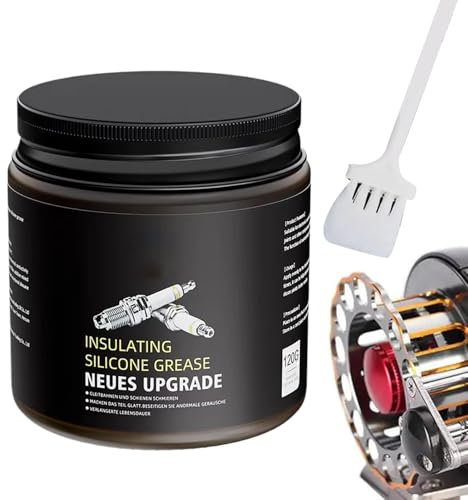 Grasa eléctrica para coche – Grasa de silicona dieléctrica para cables y conexiones de coche | Impermeable, resistente a la corrosión, protección contra templos elevados, ideal para terminales de