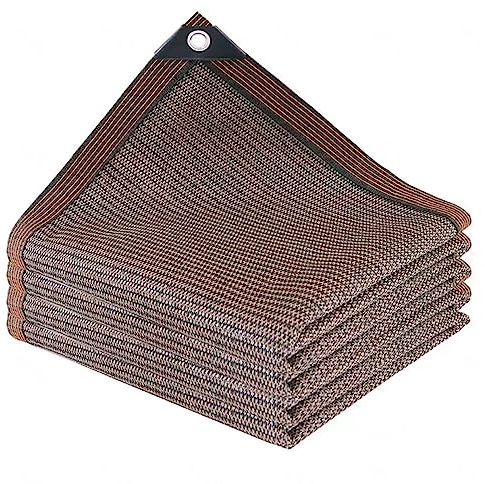 Vela ombreggiante quadrata, 3 x 5 m, protezione per piscina, resistente ai raggi UV, rete ombreggiante, impermeabile, copertura per pergola, 6 x 8 m, per giardino e patio