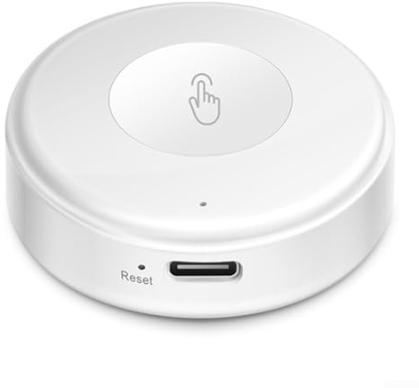 Interruptor de escena inteligente Zigbee, interruptor de carga USB con control remoto de aplicación e instalación de respaldo autoadhesivo para Tuya para automatización del hogar