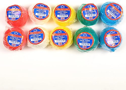 10 Pack - Everlasto Poly Shop Twine 50g Medium Balls