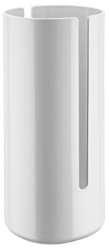 Alessi Birillo PL18 W - Contenitore di Design per Rotoli di Carta Igienica in PMMA, Bianco