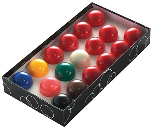Manuel Gil Juego de Bolas de Snooker (52,4 mm), Set económico estándar para torneos y Ocio