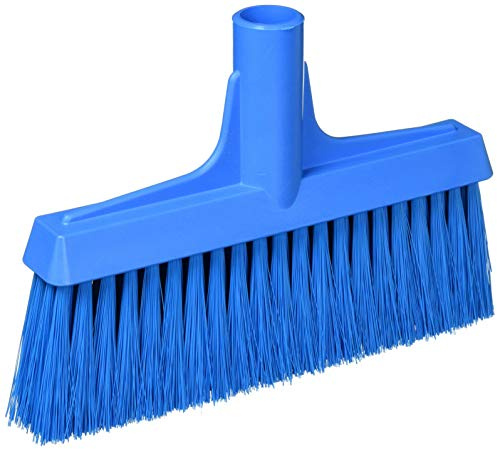Vikan 31043 Broom,Lobby,Soft/Stiff,10.25,PP/PET,Blue