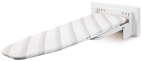 Tablero de hierro para colgar en la pared, plegable, con cubierta resistente al calor, para ahorrar espacio, tabla de planchar plegable