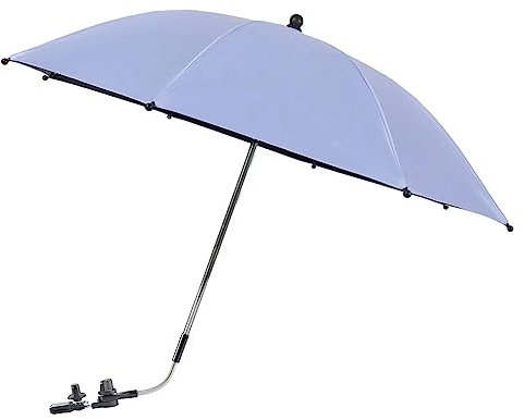 STARRY CITY Kinderwagen-Sonnenschirm mit verstellbarer Klemme, zum Anklippen, LSF 50+, ideal für Kinderwagen, Kinderwagen (violett)
