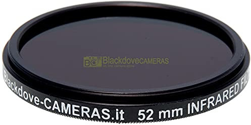 Filtro infrarrojo 720 nm 52 mm Blackdove-cameras- Infrared filter 720 nm Cut
