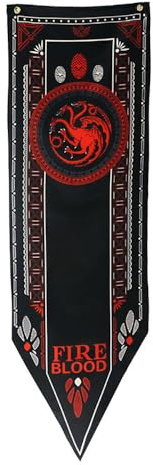 game thrones house of the dragon - game thrones Targaryen Haus flagge 150X45CM