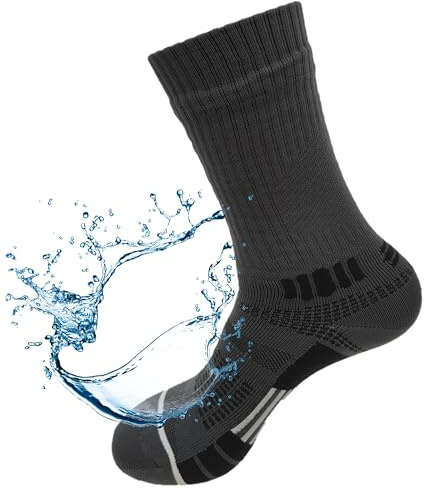 Kadem® Calzini impermeabili per sport acquatici sport invernali campeggio pesca trekking trail vela hiking golf corsa ciclismo ciclismo trekking rafting canottaggio attività all'aria aperta