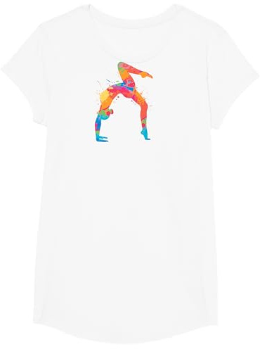 Turnerin Gymnastik Handstand Mädchen Damen Kinder Turnen T-Shirt