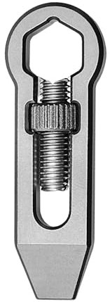 YHZNAGEM Mini Titan EDC Brecheisen Flaschenöffner Multi Tool Multifunktions Tragbares EDC Werkzeug EDC Gear Schlüsselanhänger Werkzeuge für Camping Wandern