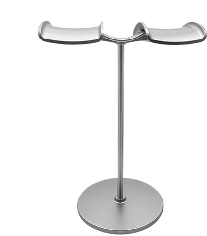 Kopfhörerständer – Stabiler Headset-Ständer mit organisierter Aufbewahrung | Universeller Kopfhörer-Halter | Elegantes Design, Aluminium- -Headset-Halter für stilvolles Display und einfachen