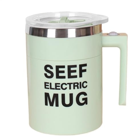 Auto Stirring Coffee Mug - Auto Stirring Coffee Cup, Auto Stirring Coffee Cup, Magnetic Drink Cup | 400ml Stainless Steel Stirrer Cup, Elect Mixing Cup