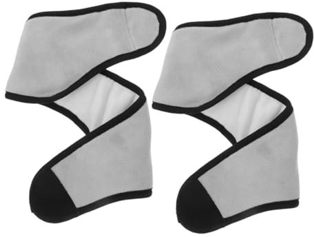 COLLBATH 2 Pezzi Paraorecchie Insonorizzate Invernali Regolabili Fodera in Peluche Per Sonno, Riduzione Rumore e Isolamento Termico, Fascia Adesiva Antivento Per Uomo Donna