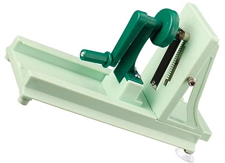 HOLIDYOYO 1pieza Rallador De Verduras Manual Multifuncional Plástico Para Cocina Rallador De Mano Base Antideslizante Verde